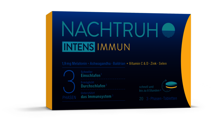 Produktbild des Nahrungsergänzungsmittel Nachtruh intens immun