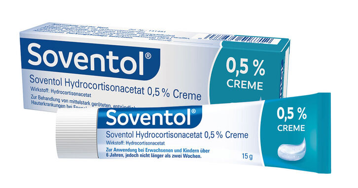 Produktbild von Soventol® Hydrocortisonacetat Creme 0,5% 15 g