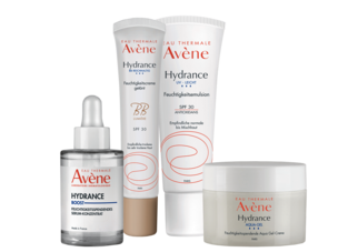 Produktbild von diversen Avene Hydrance Produkten
